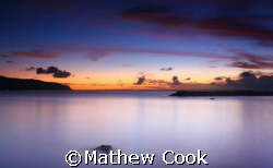"Pua'ena Sunset". Photo taken near Hale'iwa, HI. Thanks! by Mathew Cook 